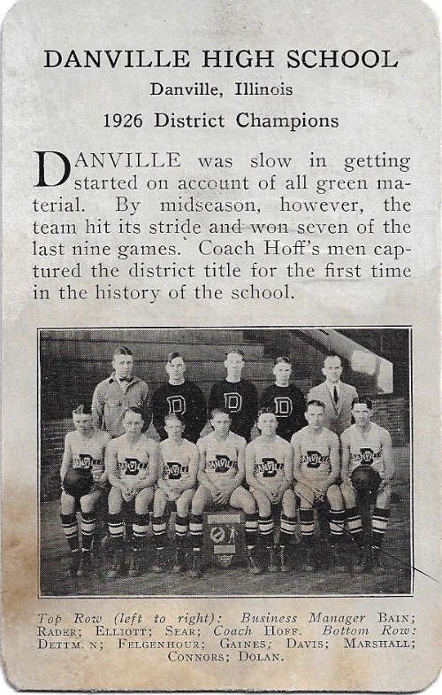 Danville H.S. Team 1925 26